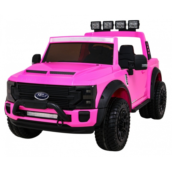  Elektrické autíčko Ford Super Duty 4x4 růžové