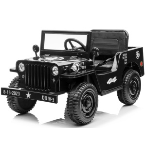  Dětský elektrický jeep Willys Star 4x4 černý