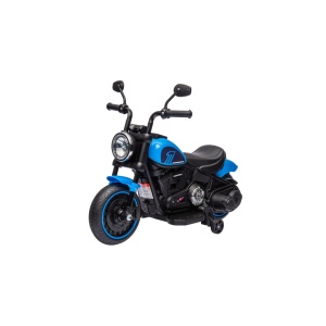  Dětská elektrická motorka Chopper Faster modrá