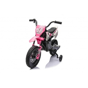  Dětská elektrická motorka Cross Pantone 361C růžová