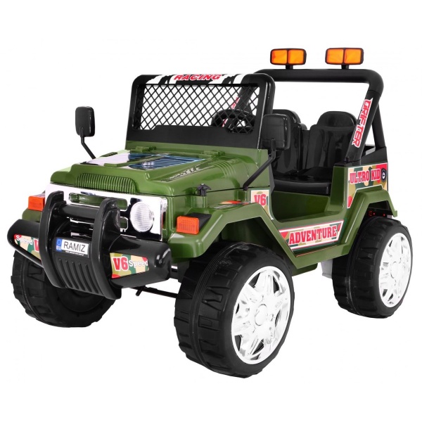  Dětské elektrické autíčko Raptor Drifter zelený