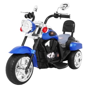  Dětská elektrická motorka Chopper modrá