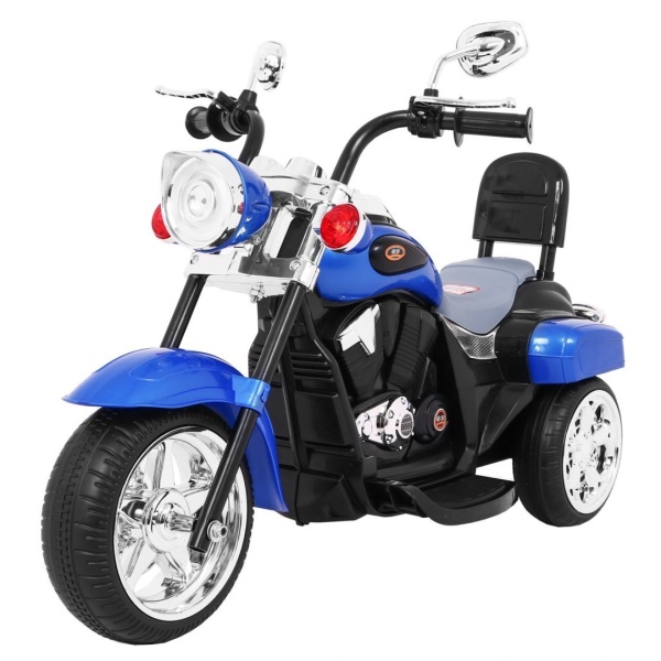  Dětská elektrická motorka Chopper modrá