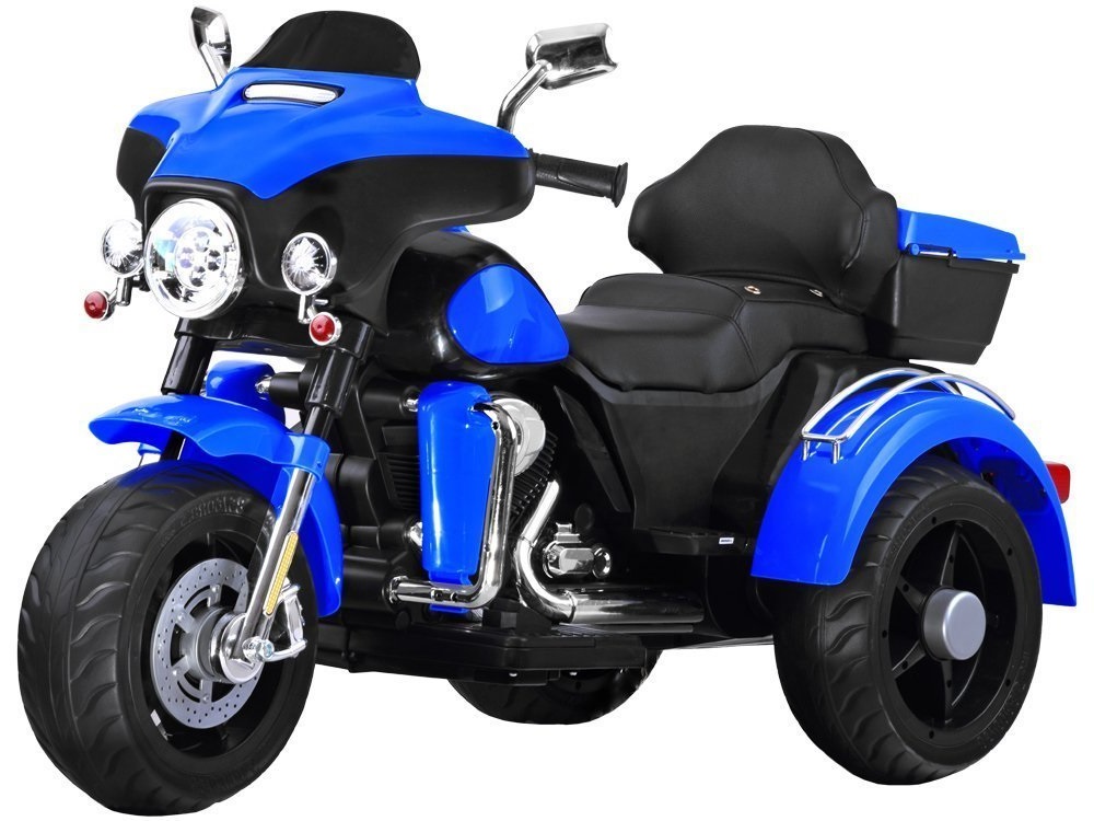  Dětská elektrická motorka Chopper Shine modrá
