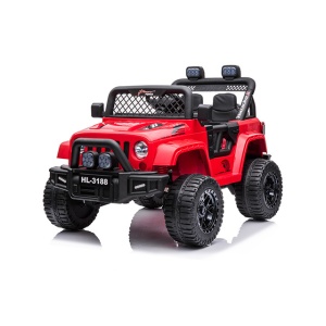  Mamido Dětské elektrické autíčko Jeep Power 4x4 červené