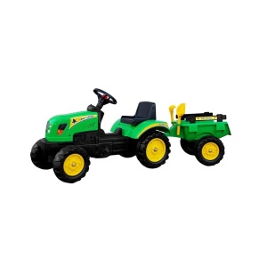  Traktor s přívěsem Branson zelený