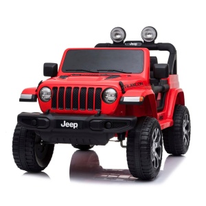  Elektrické autíčko Jeep Wrangler Rubicon 4x4 červené
