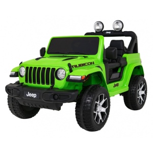  Elektrické autíčko Jeep Wrangler Rubicon 4x4 zelené