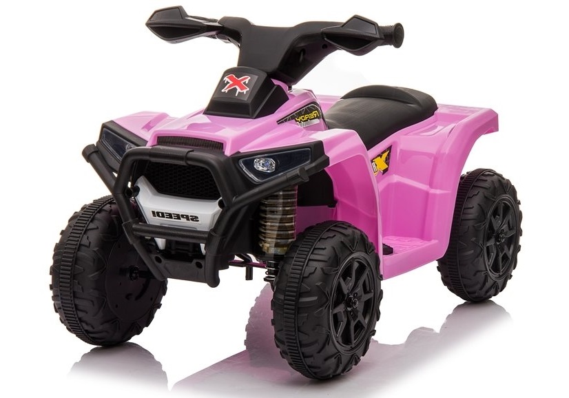  Dětská elektrická čtyřkolka X Racer růžová