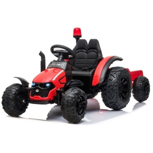  Dětský elektrický traktor s vlečkou Truck červený