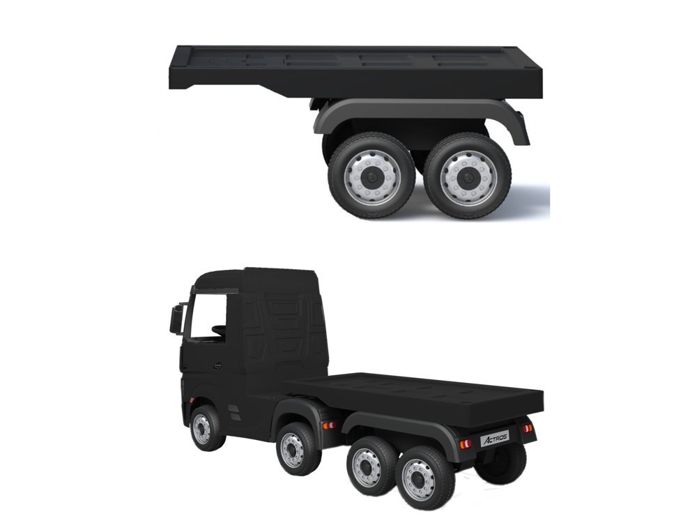  Přívěs pro dětský elektrický kamion Mercedes Actros černý