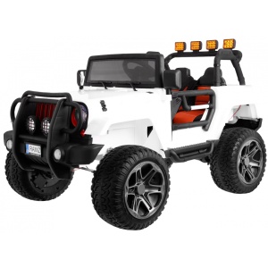 Elektrické autíčko Jeep Monster 4x4 bílé