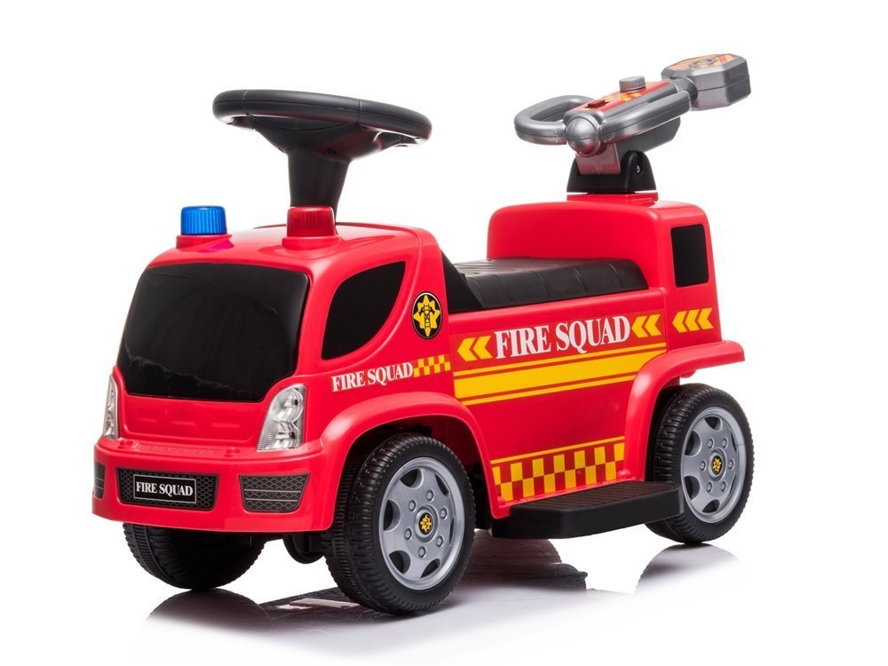  Elektrické vozítko hasičské auto se zvukovými efekty červené