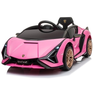  Mamido Dětské elektrické auto Lamborghini Sián růžové