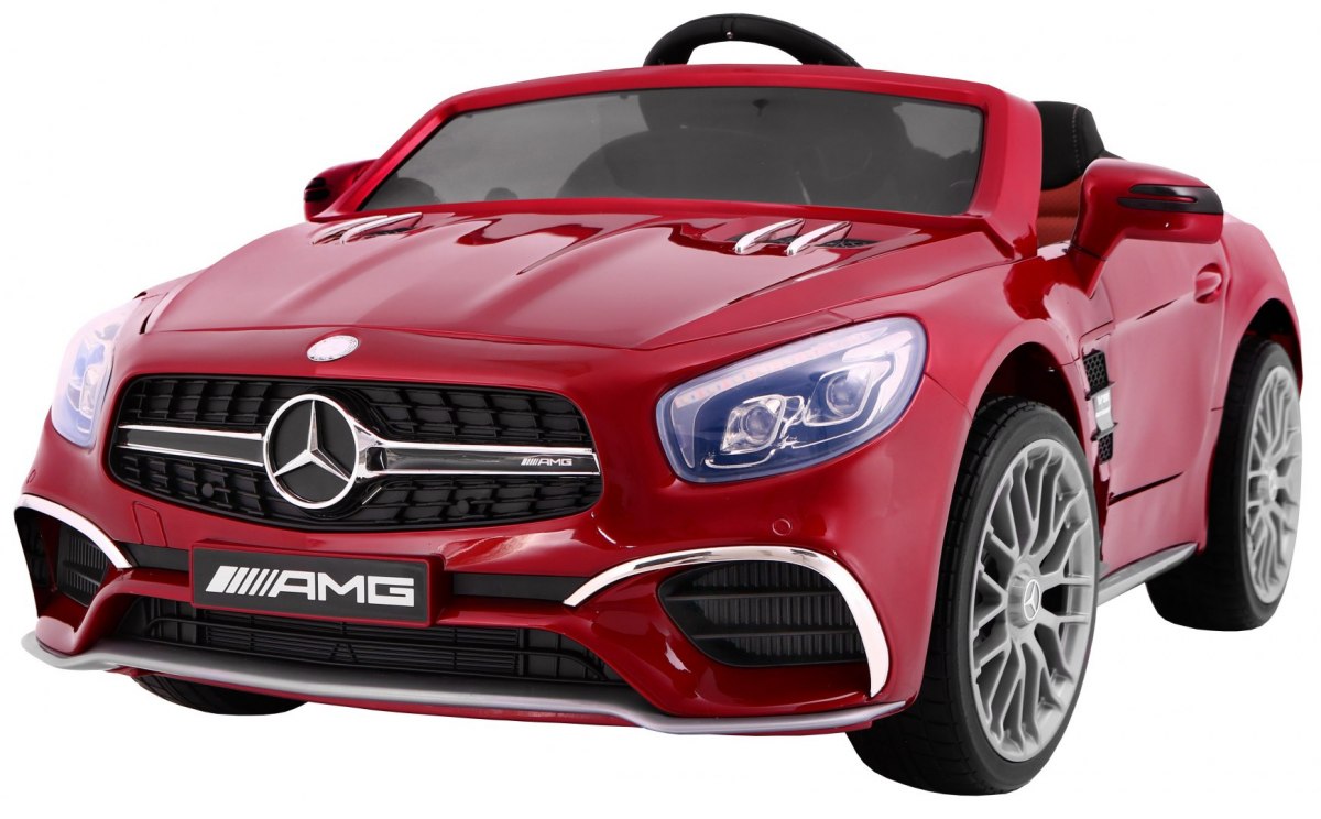 Elektrické autíčko Mercedes Benz AMG SL65 lakovaná červená