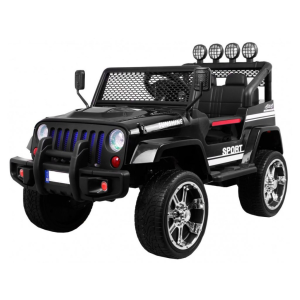  Elektrické autíčko Jeep Raptor 4x4 černé