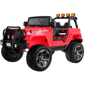  Elektrické autíčko Jeep Monster 4x4 červené