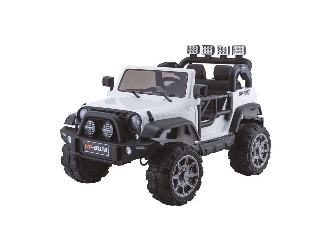  Dětské elektrické autíčko Jeep HP012 bílé
