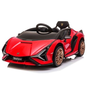  Dětské elektrické auto Lamborghini Sian červené