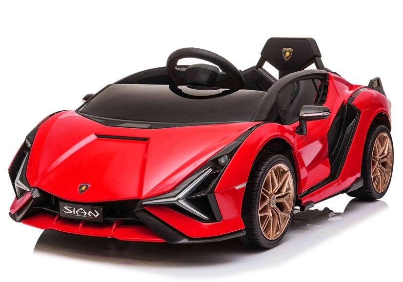 Dětské elektrické auto Lamborghini Sian červené