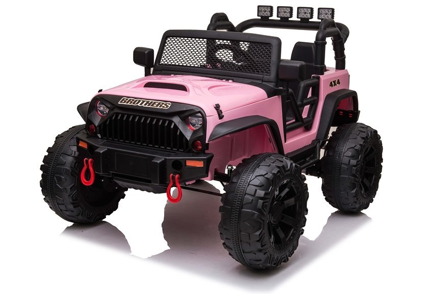  Dětské elektrické autíčko Jeep Power růžové