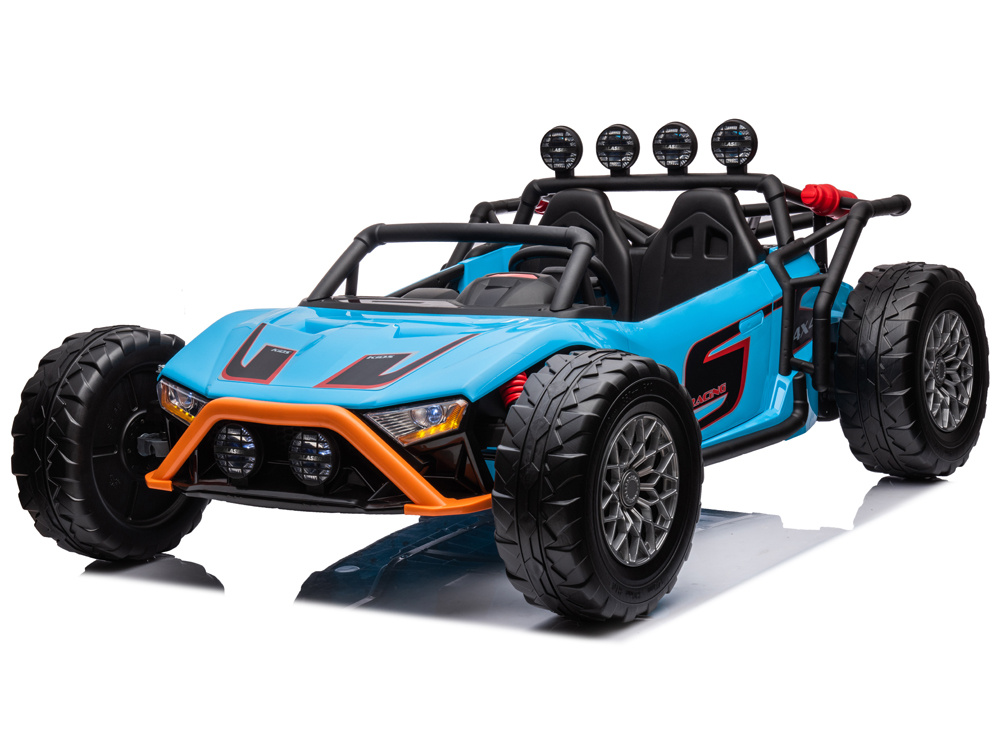  Elektrické autíčko Buggy Racing 2x200W 24V modré