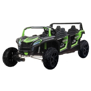  Elektrické autíčko Buggy ATV RACING UTV2000 čtyřmístné zelené