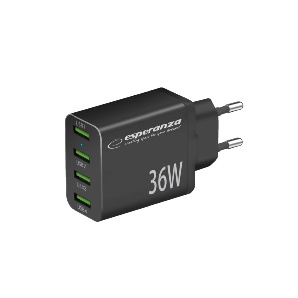 Rychlonabíječka 36W - 4x USB-A