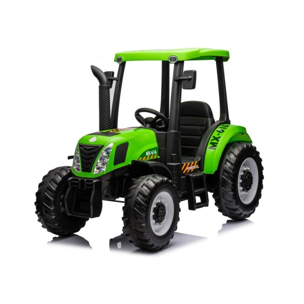 Dětský elektrický traktor A011 24V 400W zelený