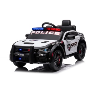  Elektrické autíčko Dodge Charger policejní bílé