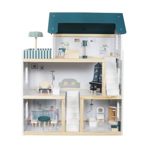  Mamido Domeček pro panenky s nábytkem a příslušenstvím LED Terina