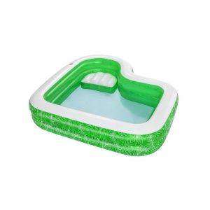 Bestway Nafukovací bazén s sedátkem Bestway 231x51 cm zelený
