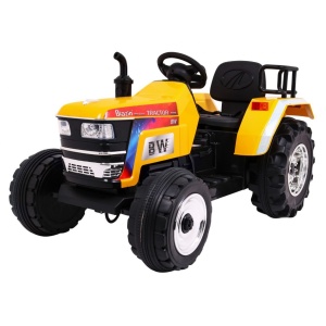  Dětský elektrický traktor Blazin žlutý NOVÝ- VYSTAVENÝ KUS
