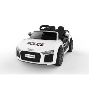  Mamido Dětské elektrické autíčko Audi R8 Spyder policie Barva: Bílá