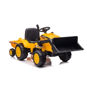  Elektrický traktor s přívěsem S617 žlutý