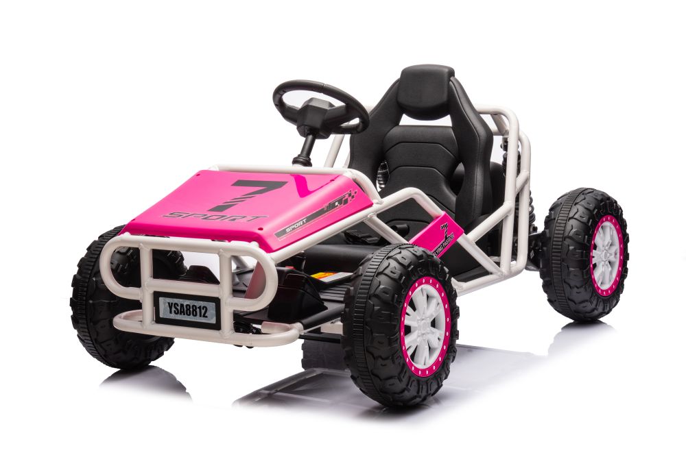  Elektrické autíčko Buggy A8812 24V růžové