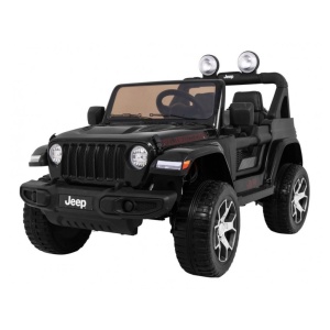  Elektrické autíčko Jeep Wrangler Rubicon 4x4 černé