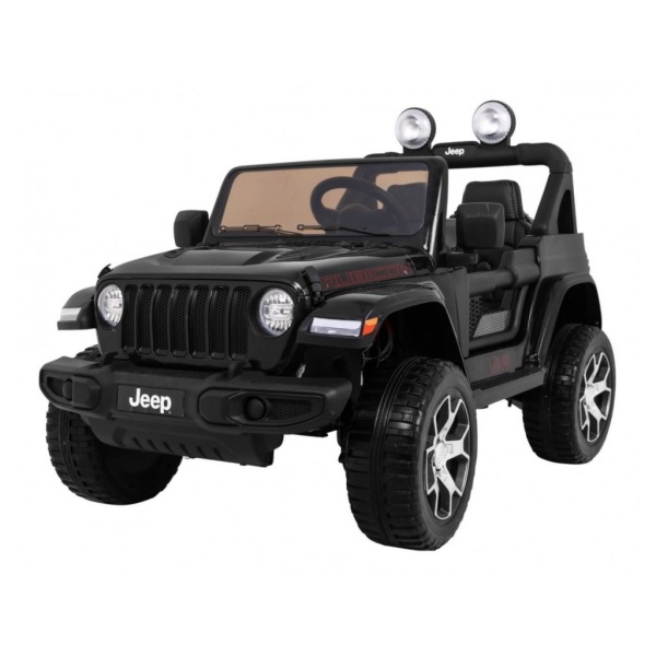  Elektrické autíčko Jeep Wrangler Rubicon 4x4 černé