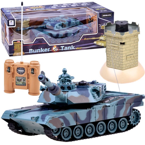  Dálkově ovládaný tank + bitevní věž RC