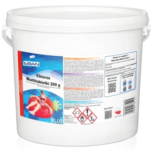  Chlorox Multitablety 5KG Modrá Chemie do bazénu