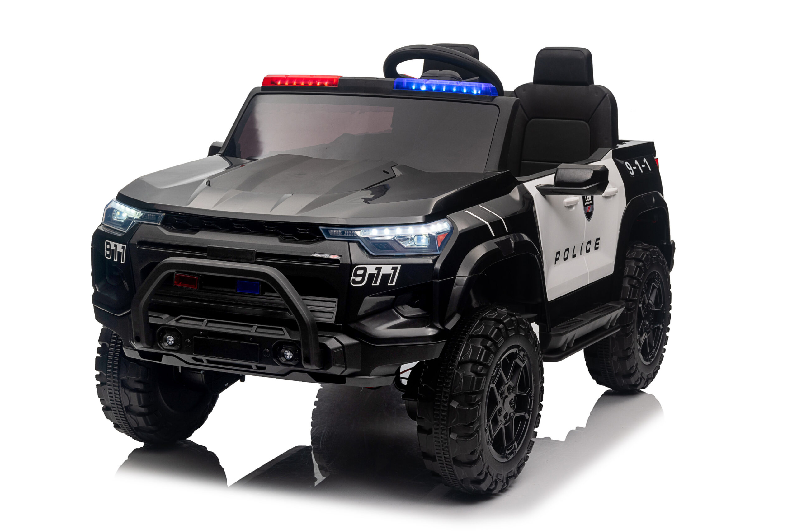  Mamido Dětské elektrické autíčko Police SUV 24V 10Ah 4x200W