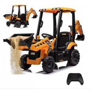  Dětský elektrický bagr nakladač JCB 4v1