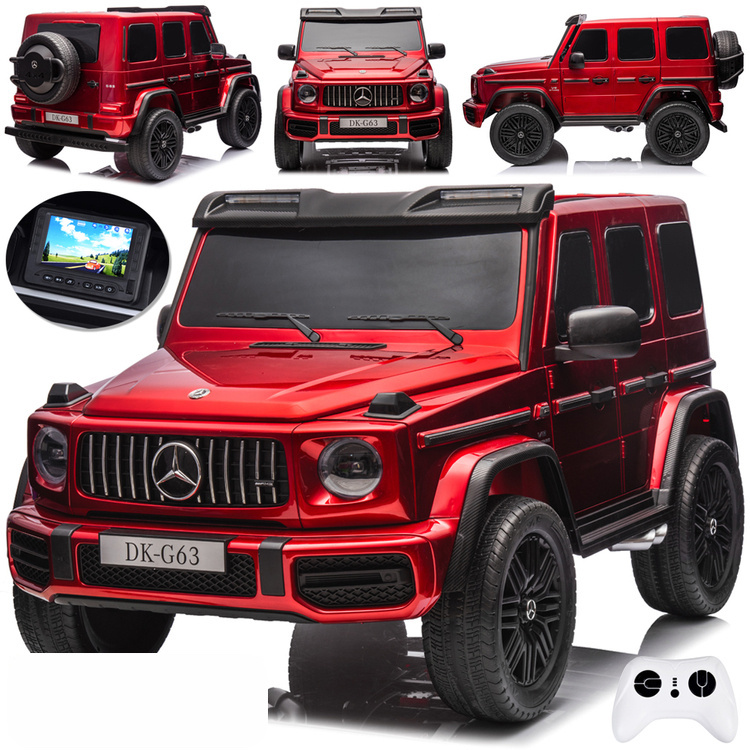  Elektrické autíčko Mercedes G63 AMG 24V 4x200W lakované červené