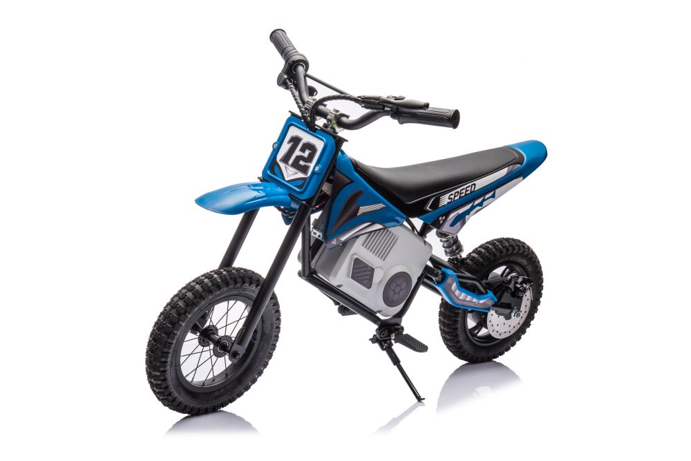  Dětská elektrická motorka Cross 350W 36V modrá