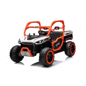  Dětské elektrické autíčko Farmer Truck UTV Racing 4x4 24V bílé