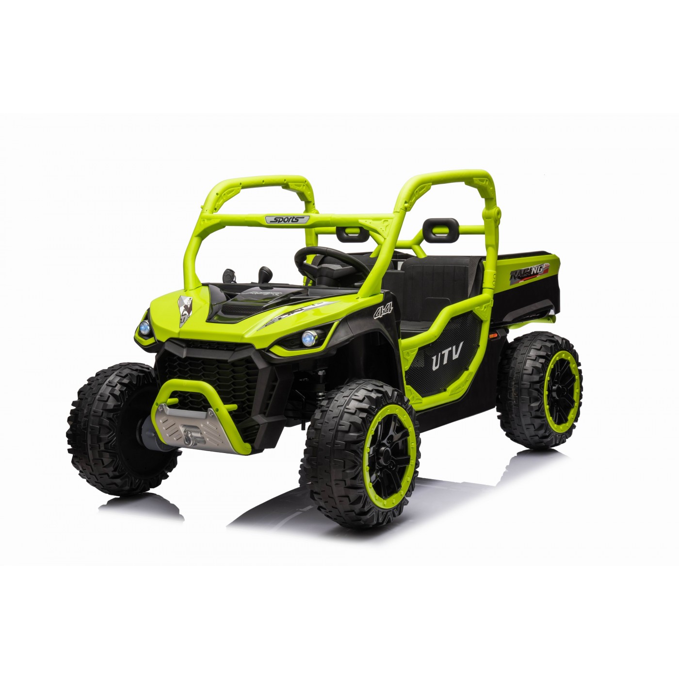  Dětské elektrické autíčko Farmer Truck UTV Racing 4x4 24V zelené