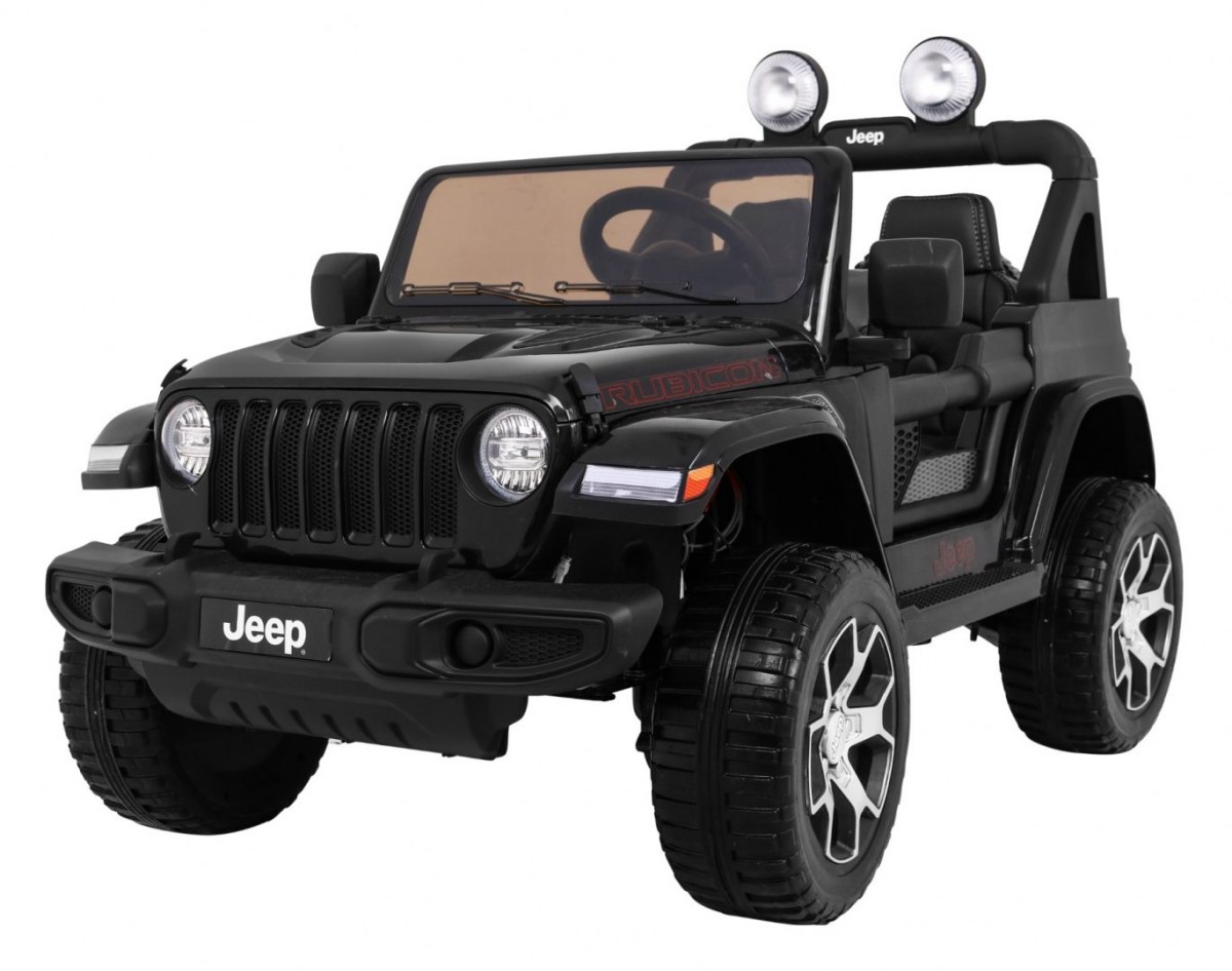  Elektrické autíčko Jeep Wrangler Rubicon 4x4 černé