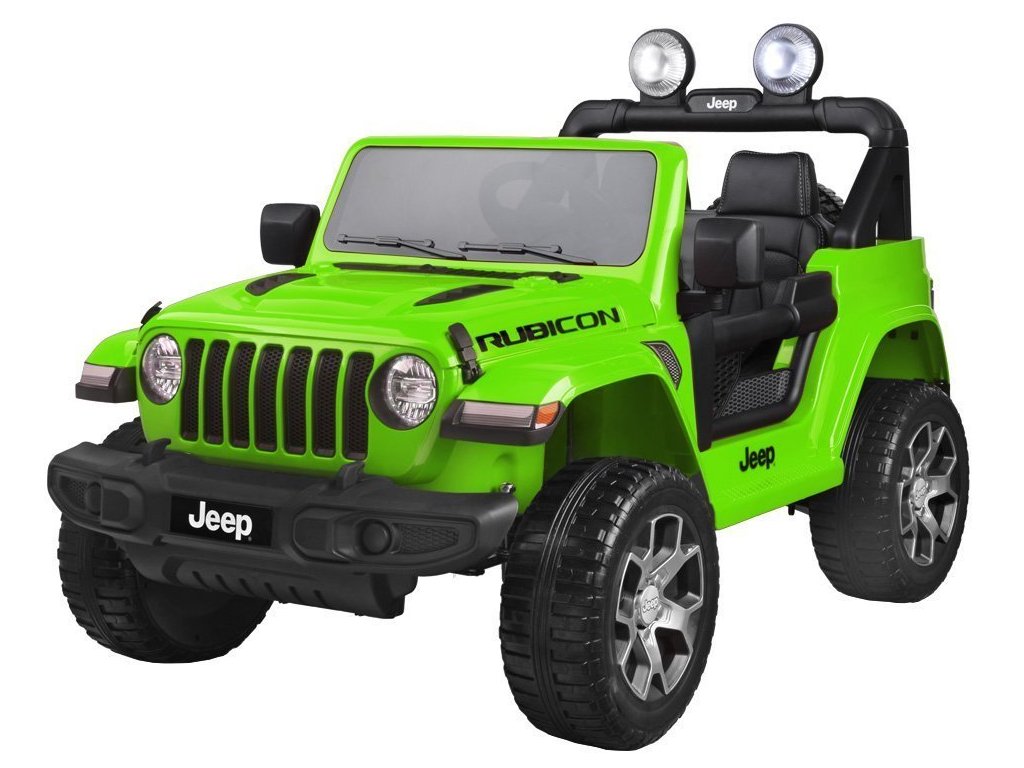  Dětské elektrické autíčko Jeep Wrangler Rubicon 4x4 zelená