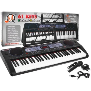  Dětský velký Keyboard XXL černý