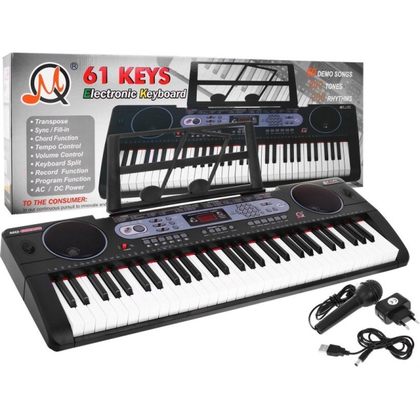  Dětský velký Keyboard XXL černý